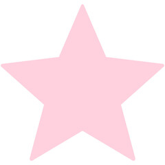 Illustration of a pink star icon 