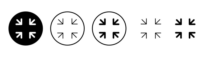 Obraz premium Fullscreen Icon vector. Expand to full screen sign and symbol. Arrows symbol