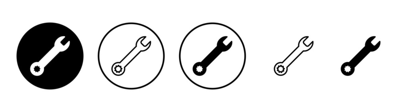 Wrench icon vector. repair icon. tools sign and symbol