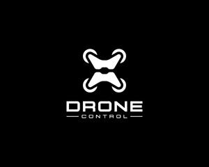 Obraz premium Drone control logo