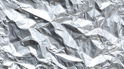 crumpled aluminum foil texture