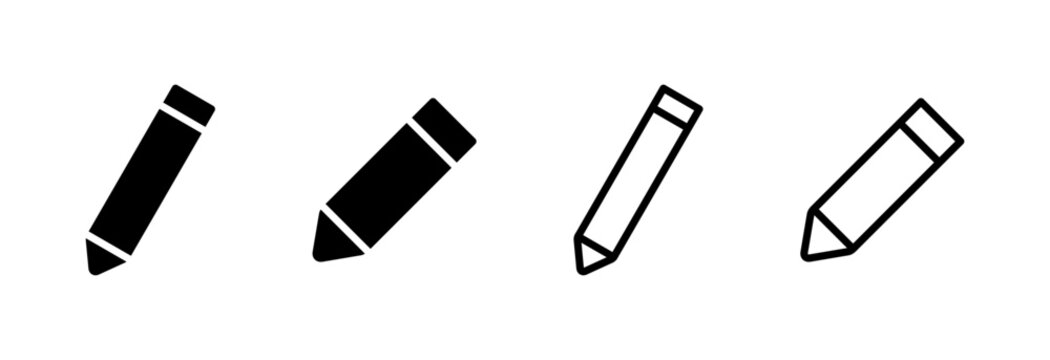 Pencil icon vector illustration. pen sign and symbol. edit icon vector