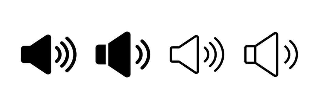 Speaker icon vector illustration. volume sign and symbol. loudspeaker icon. sound symbol