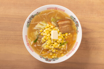 味噌バターコーン　ラーメン