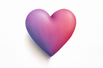 Fototapeta premium Heart cand white background accessories creativity.
