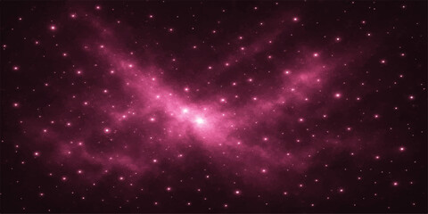 Abstract space background with stars and galaxy elements © Rupa