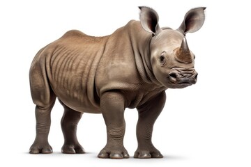 Obraz premium Baby rhinoceros wildlife animal mammal.