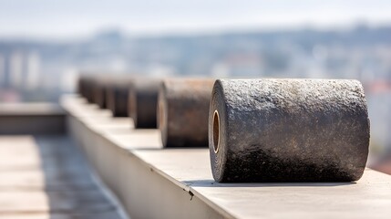 Industrial Rolls Of Bitumen Membrane For Flat Roof Waterproofing Protection On Site