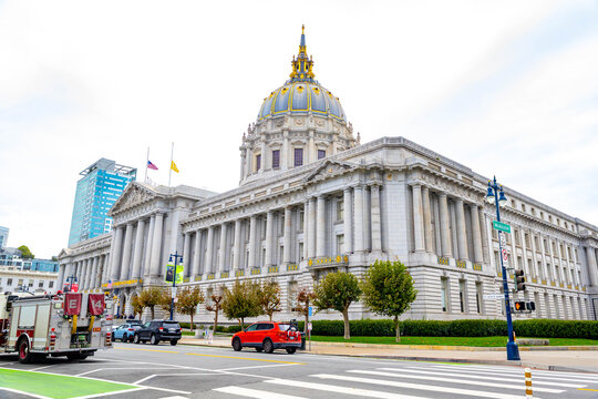 San Francisco City Hall Magnificent Building California