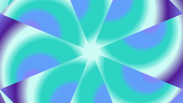 Abstract Radial Gradient Swirl Seamless Loop Motion Graphic with Geometric Pinwheel Pattern