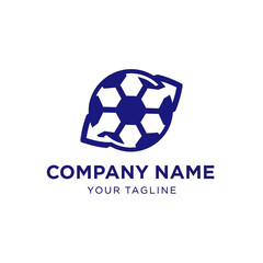 Obraz premium Dynamic Soccer Ball Logo Design for Sports Company Branding.