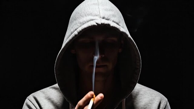 cigarette smoke hood A person wearing a hoodie with a cloud of coming out of it photo  Free Blue Image on Unsplash As Paul lit his cigarette Walnut Cigarette Holder, Car Indoor