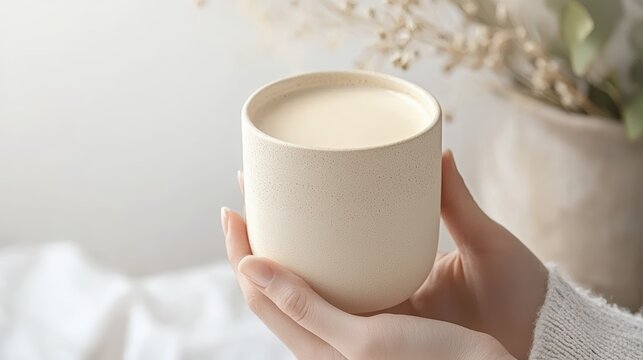 Employee enjoying a quiet moment with their favorite blend, fostering relatable human connection