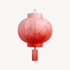 Obraz premium Elegant red Chinese lantern illustration.