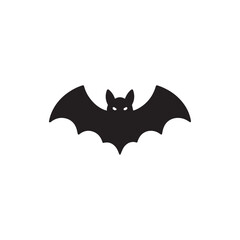 Fototapeta premium Bat icon silhouette vector design art illustration