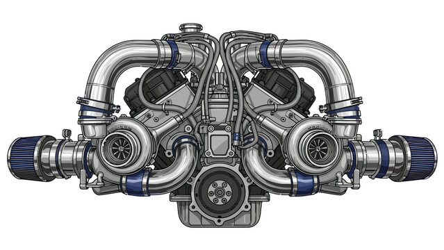 Industrial Metal Engine Component.