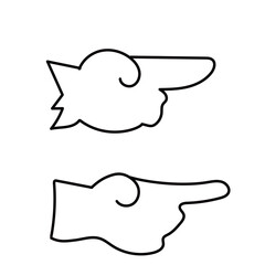 Simple Pointing illustration