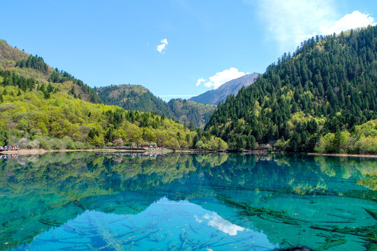 Jiuzhaigou Valley Scenery, Aba Prefecture, Sichuan, China