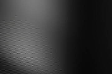 Black carbon fiber texture with subtle diagonal mesh patterns and elegant soft lighting for high tech background