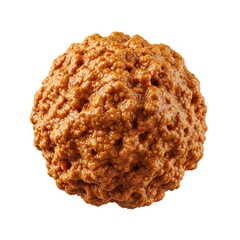 Creamy Indian Butter Chicken Curry Dollop, Perfect Sculptural Sphere.