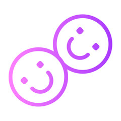 Obraz premium youth day gradient icon