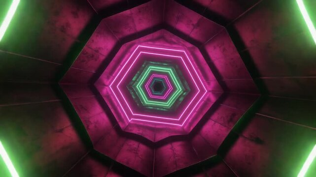 abstract fractal background with green squares