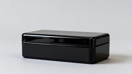 GlossyBlackRectangularContainer