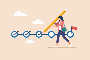 Progress and Success Concept