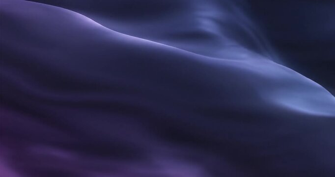 Dark purple fabric wave motion.