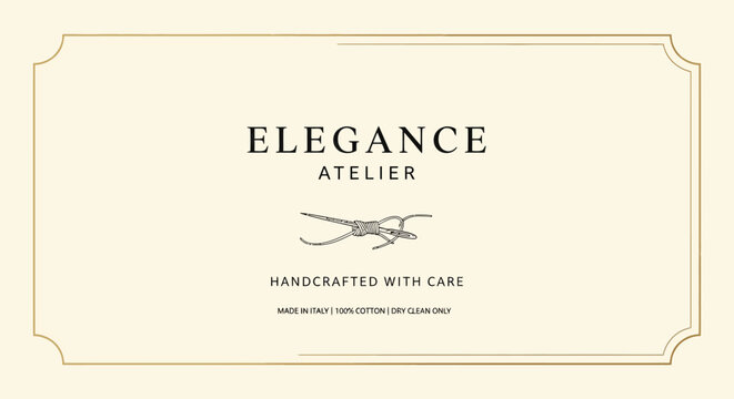 Vector illustration of a vintage certificate background with a gold border and blank copy space for an award diploma or retro gift card design template