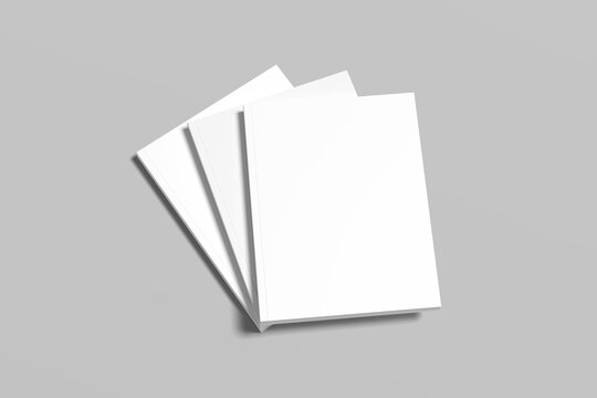 Realistic Magazine Blank Mockup
