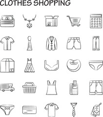 Trendy travel luggage and outdoor clothing gear silhouette pack vector