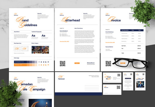 Blue And Orange Brand Guidelines Ramadan