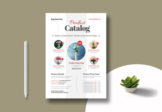Minimal Product Catalog Layout