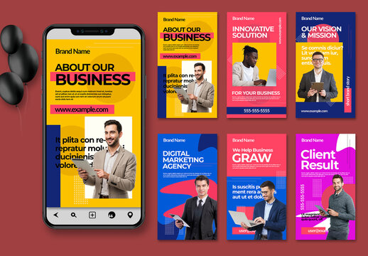Modern Corporate Social Media Story Template