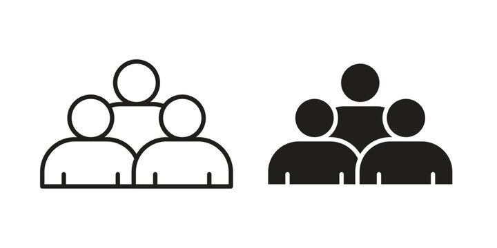 Population icons for web developers and designers,