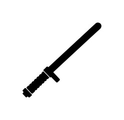 Fototapeta premium Light Saber Vector Silhouette Icon