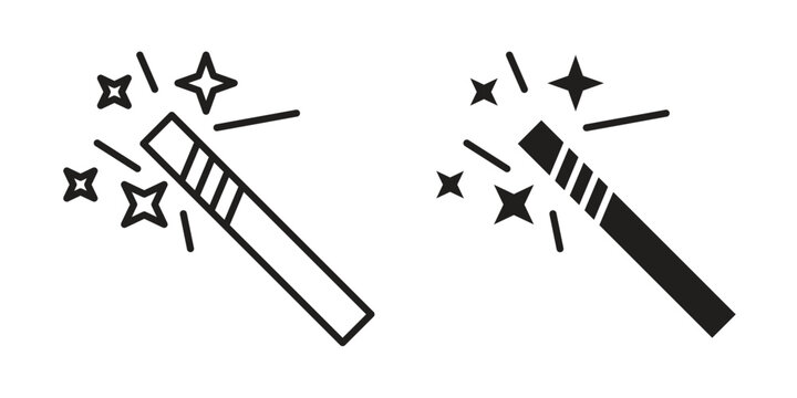 Wand icons for web developers and designers,
