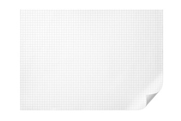 方眼のある白い紙の背景テクスチャー