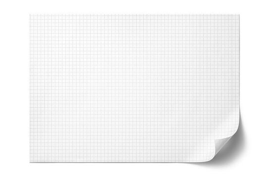 方眼のある白い紙の背景テクスチャー