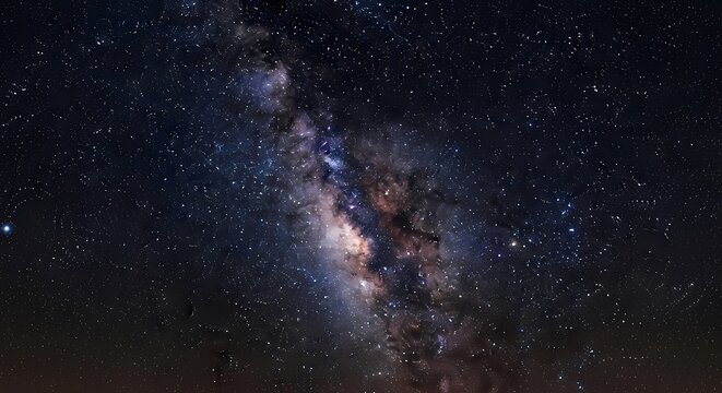 Milky Way Galaxy in Space