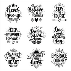 Obraz premium Inspirational quotes to motivate and uplift