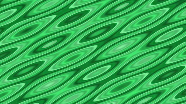 Abstract green pattern with oval shapes, artistic and vibrant background.