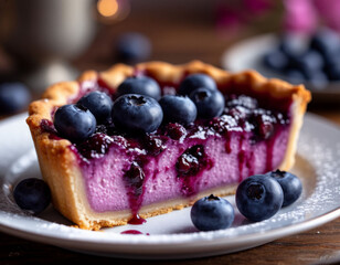 cheesecake with berries