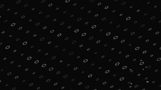 Abstract dark background with repeating patterns and shapes for design.