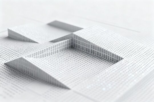 Digital binary code pattern structure