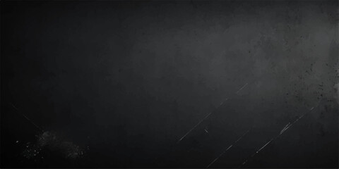 Dark grunge paper background with a vintage blackboard texture featuring subtle smoke clouds and chalk marks on a blank dirty grey wall surface design © Pixel Art