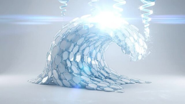 Breathing Speech Bubble Wave Animation