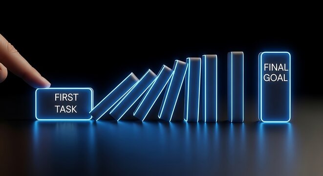 Achieving final goal through sequential tasks and strategic planning process