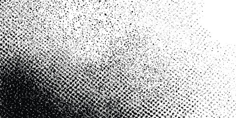 Obraz premium Abstract design with halftone dots background and texture background with a distressed design this vector design are dirty and scratches frame. Dust particle and dust grain texture .
